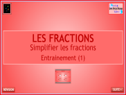 Simplifier les fractions (1)