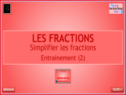 Simplifier les fractions (2)