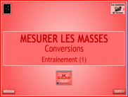 Les mesures de masse - Convertir les masses avec les nombres entiers (1)