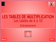 Les tables de multiplication de 6 à 10 (1)