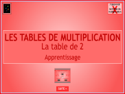 La table de multiplication par 2