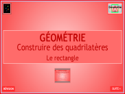 Géométrie : Construire un rectangle