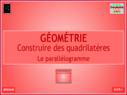 Géométrie : Construire un parallélogramme
