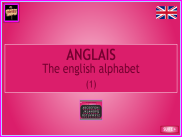 Anglais : l'alphabet (1)