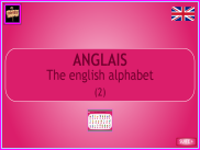 Anglais : l'alphabet (2)